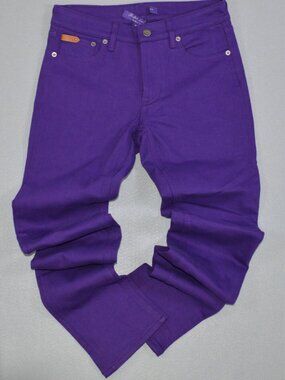 Ralph Lauren Made in Italy Purple Skinny Jeans Size 26